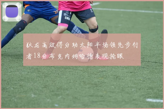 狄龙高效得分助太阳半场领先步行者18分布克内姆哈德表现抢眼